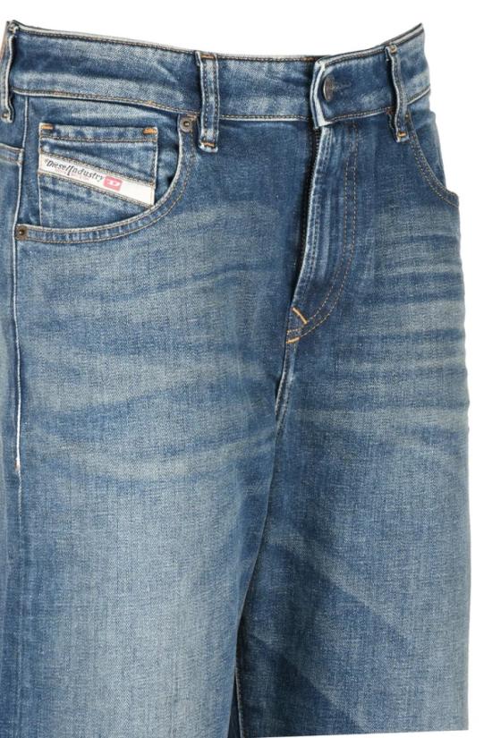  디젤 데님 여성용 D-Reggy 스트레이트 레그 진 - 블루 - DIESEL