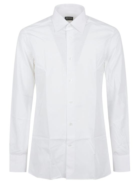 26SS 에르메네질도제냐 긴팔 셔츠 301063A39MS0PAG White