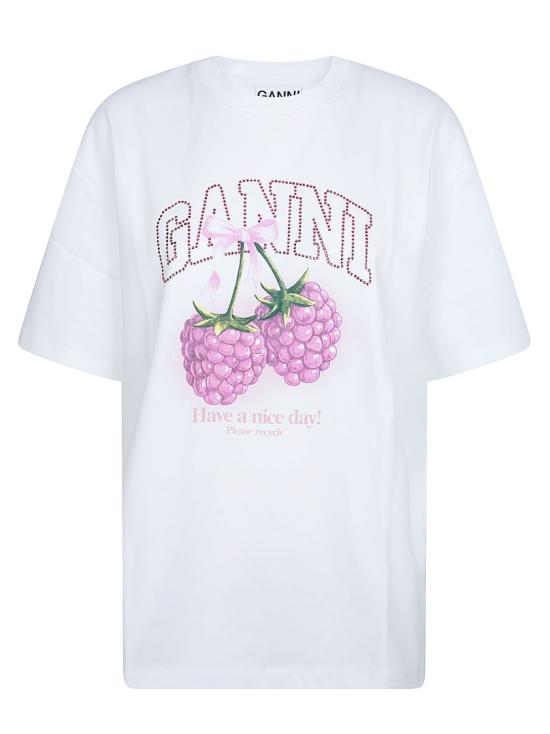 26SS 가니 반팔 티셔츠 A1050140 151 White