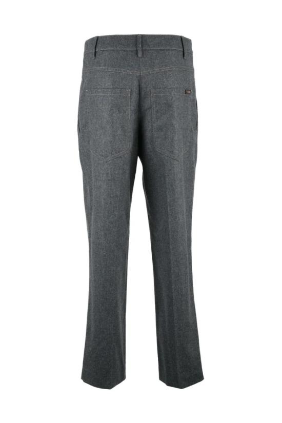  브루넬로 쿠치넬리 수트 팬츠 치노  - 회색 - BRUNELLO CUCINELLI