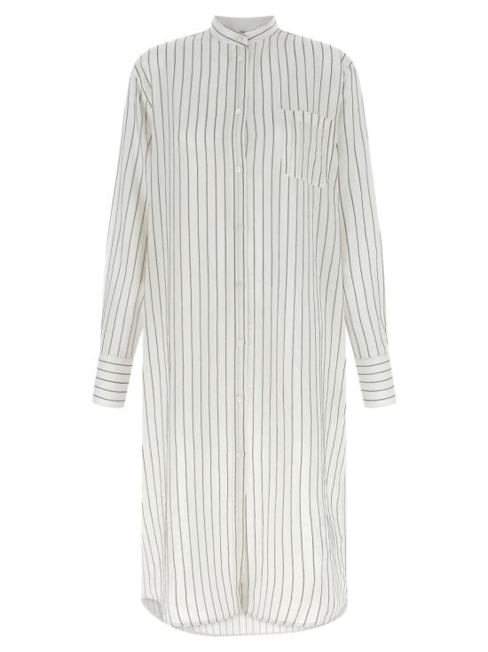 26SS 토템 미디 원피스 253WRT0579FB0439303 White