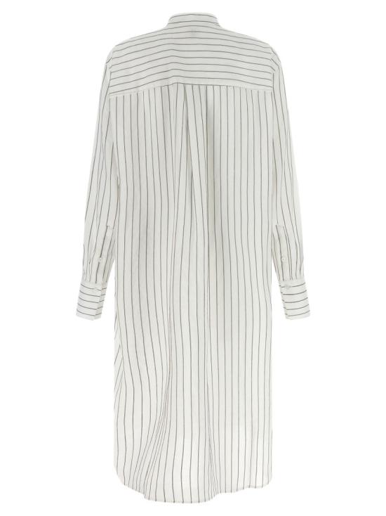 26SS 토템 미디 원피스 253WRT0579FB0439303 White - TOTEME