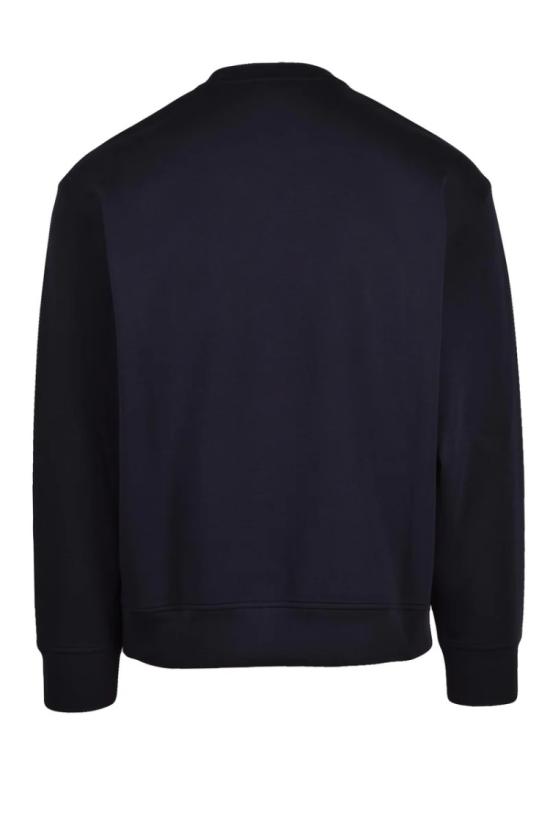 25SS 엠포리오 아르마니 탑 신축성 있는 크루넥 스웨트셔츠 - 멀티컬러 - EMPORIO ARMANI