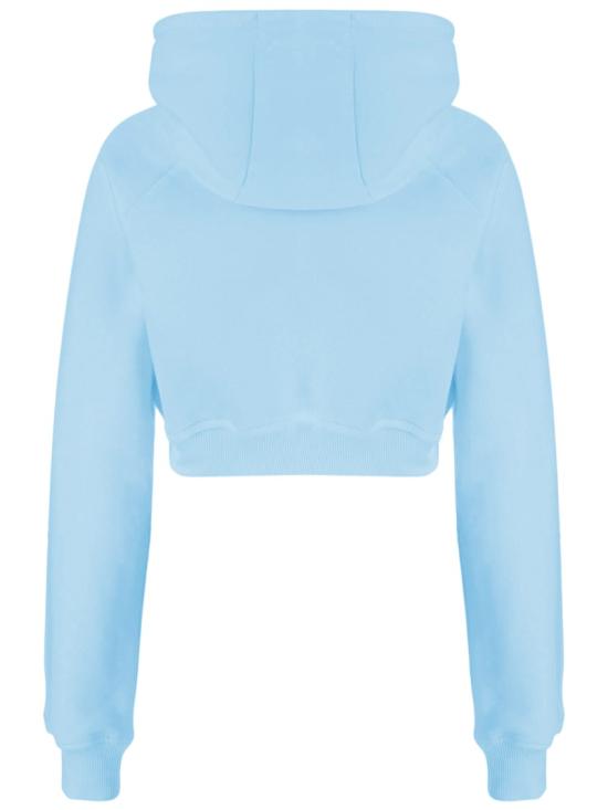 26SS 저스트까발리 후드 티셔츠 80PAIT12CF500217 Blue - JUST CAVALLI