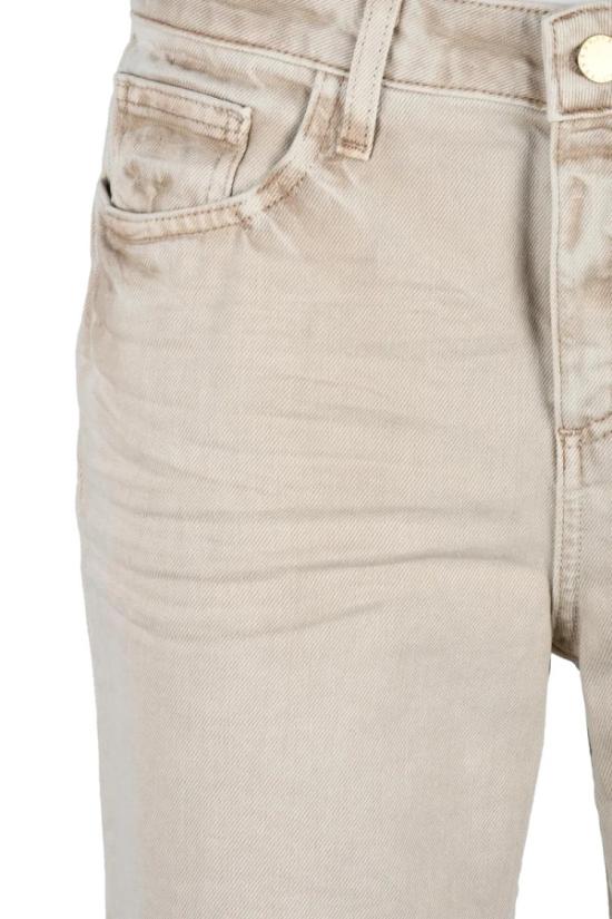 25SS 라장스 데님 베이지색 구조적인 면 청바지 - L'AGENCE