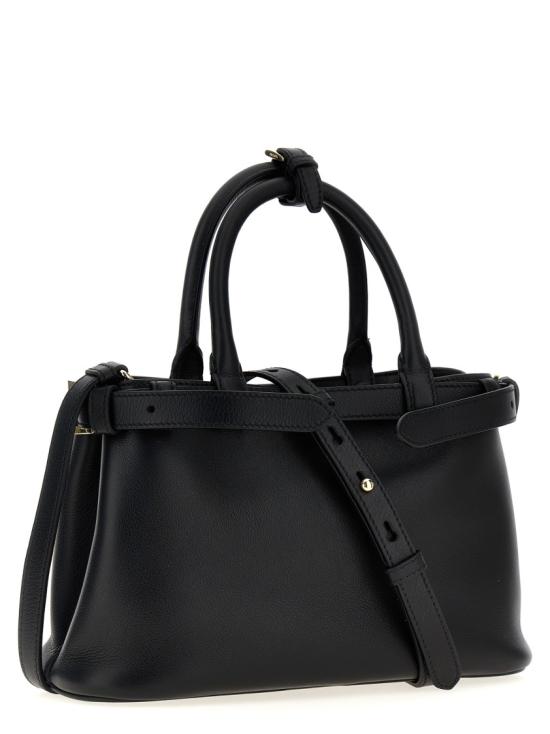 25FW 프라다 버클 스몰 가죽 핸드백 1BA418VOOO2CYSF0002 Black - PRADA