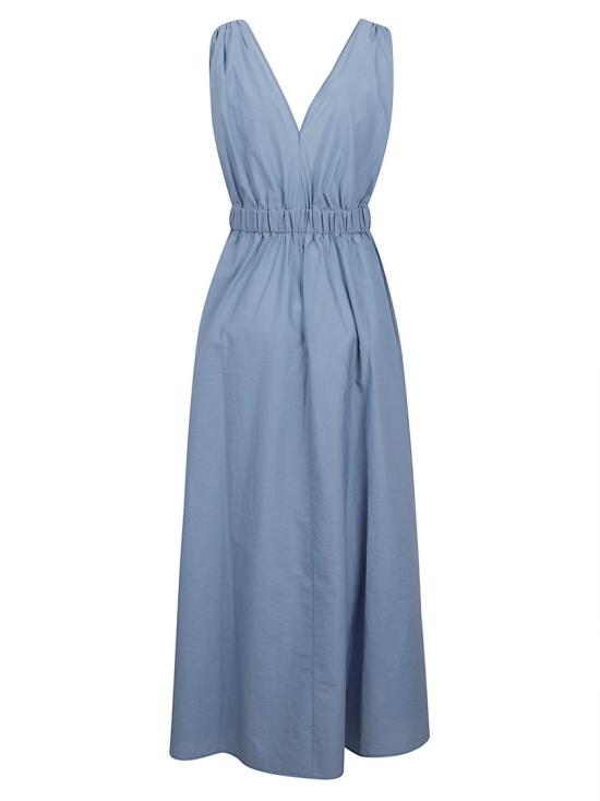 26SS 브루넬로 쿠치넬리 미디 원피스 M0F79A5092 C9135 Blue - BRUNELLO CUCINELLI