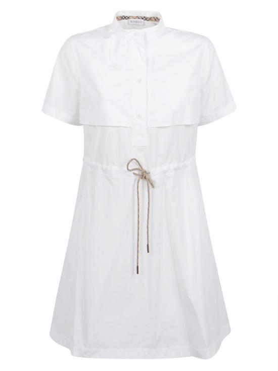 26SS 버버리 미디 원피스 8122377 A1462 White