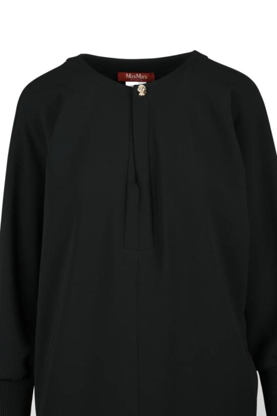  막스마라 미디 원피스 아스티 배트윙 드레스 - 블랙 - MAX MARA