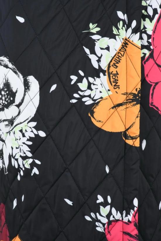  모스키노 미디 스커트 퀼팅 랩  - 푸시아/오렌지 - MOSCHINO