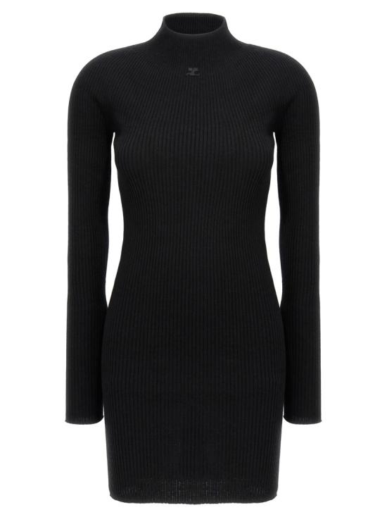 25FW 쿠레쥬 원피스 324MRO466FI00499999 Black