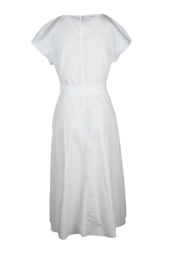 25SS 막스마라 미디 원피스 마그마 드레스 - 화이트 - MAX MARA