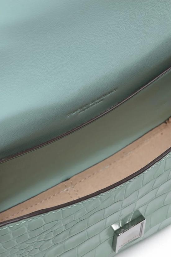 25SS 토리버치 크로스백 테아 엠보싱 플랫 플랩  - 그린 - TORY BURCH