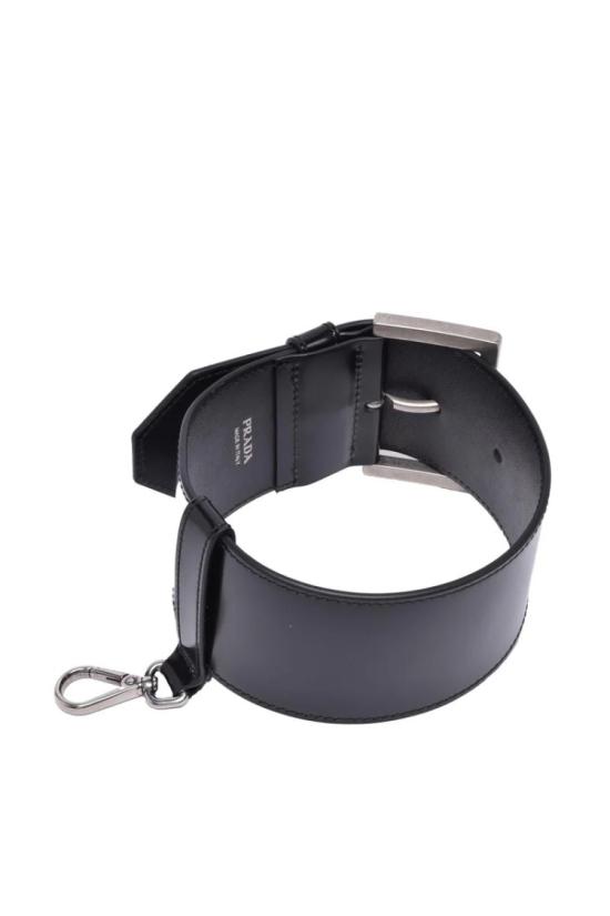  프라다 레귤러 벨트 탈부착 가능한 소매 - 블랙 - PRADA