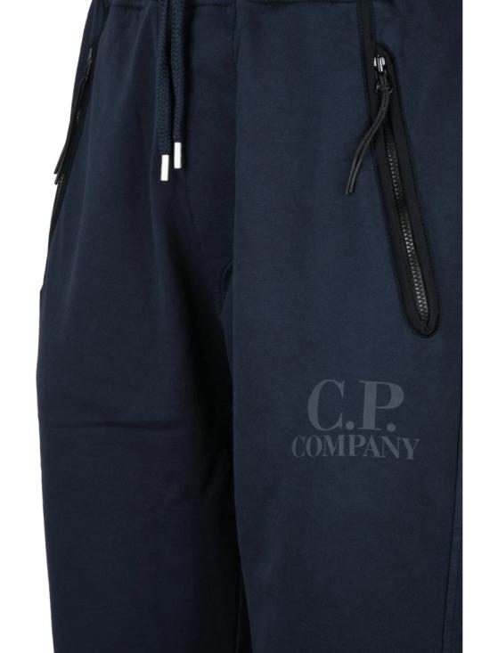 25SS 씨피 컴퍼니 탑 레귤러 핏 블랙 트레이닝 팬츠 - C.P. COMPANY