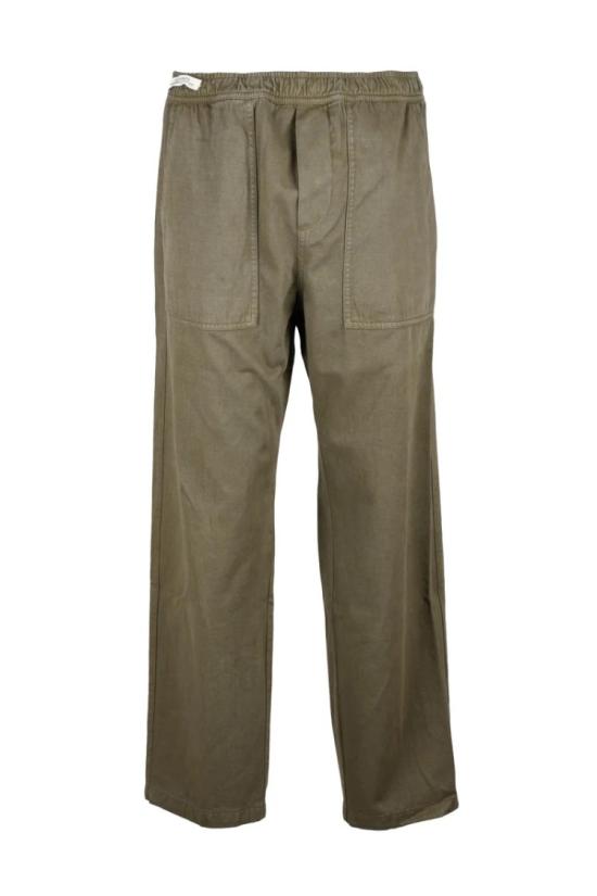  폴앤샤크 팬츠 허리 부분이 고무줄로 된 치노  - 세이지 그린