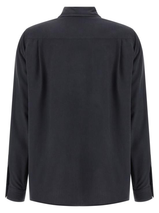 26SS 막스마라 시아마세 실크 셔츠 2611111151600010 Black - MAX MARA