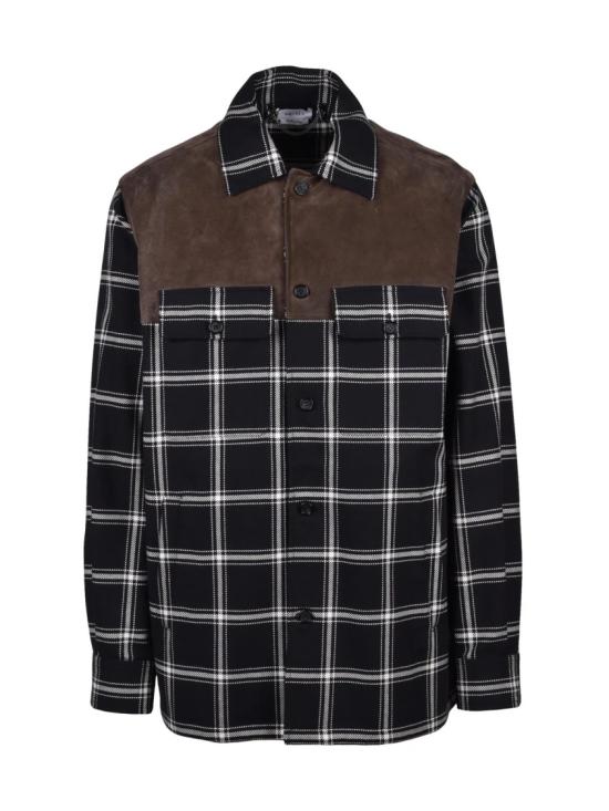 25SS 알렉산더 맥퀸 긴팔 셔츠 재킷 - 블랙/화이트