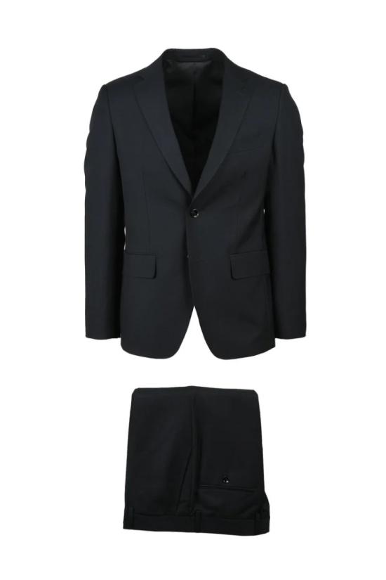  Premier Homme 수트 세트 정장 라운드 재킷 - 회색