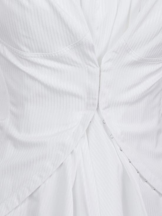 26SS 알렉산더 맥퀸 미디 원피스 868507QAACZ9000 White - ALEXANDER MCQUEEN