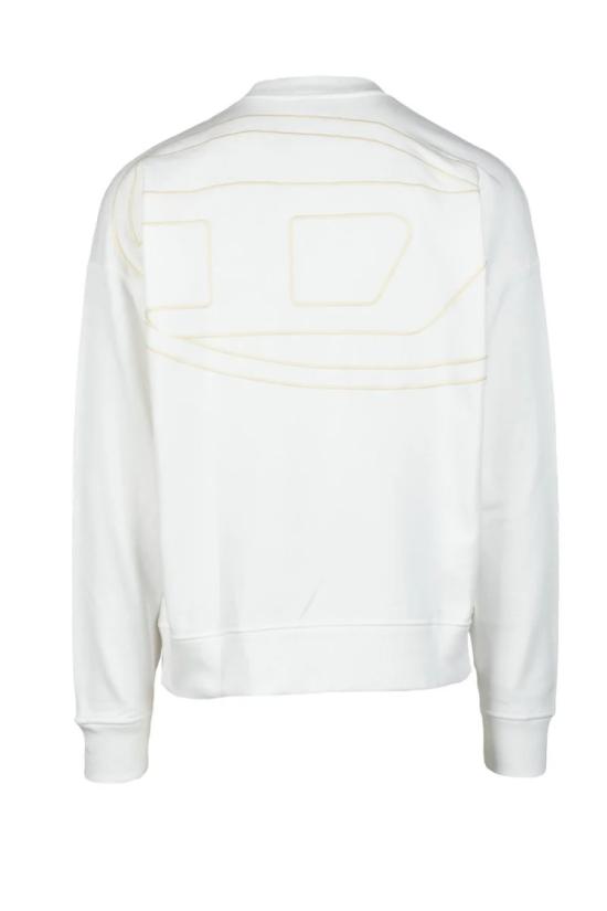  디젤 탑 남성용 스웨트셔츠 - 흰색 - DIESEL