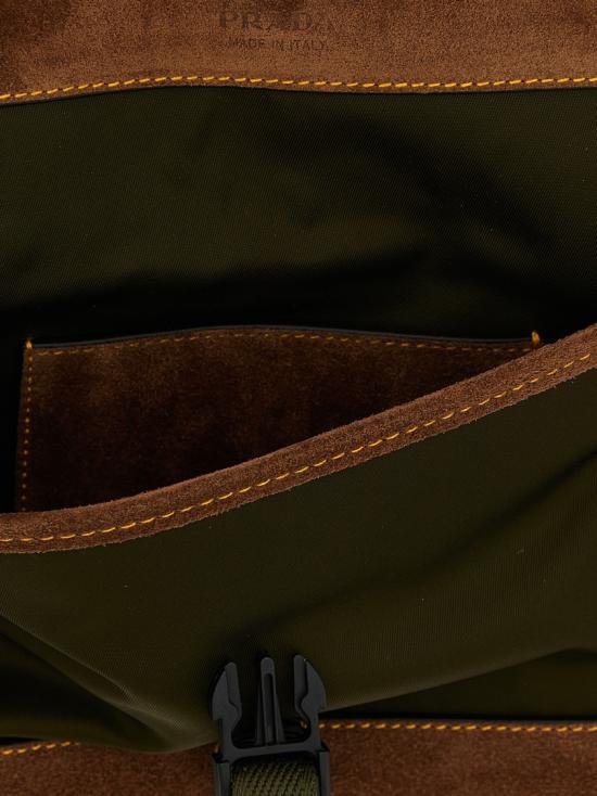 26FW 프라다 삼각로고 리나일론 스웨이드 폰 홀더 크로스백 2ZH1082HJHF041O Black - PRADA