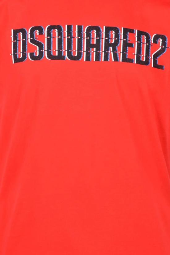 25SS 디스퀘어드2 반팔 티셔츠 크루넥 티셔츠 - 레드 - DSQUARED2
