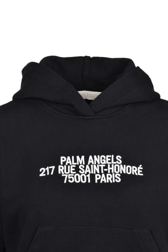  팜앤젤스 후드 티셔츠 후드티 - 블랙 - PALM ANGELS