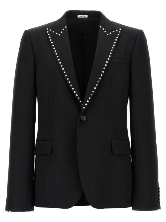 25SS 알렉산더 맥퀸 자켓 816204QVAAA1000 Black