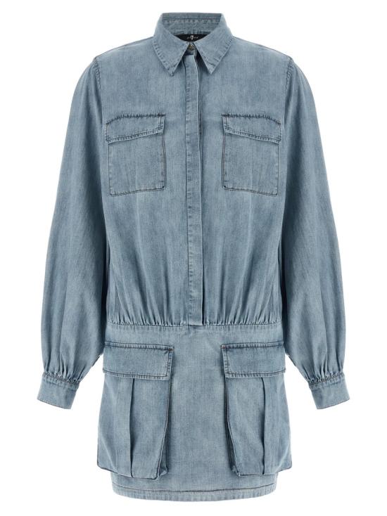 26SS 세븐포올맨카인드 데님 원피스 7N9T0G51U73I2 Blue