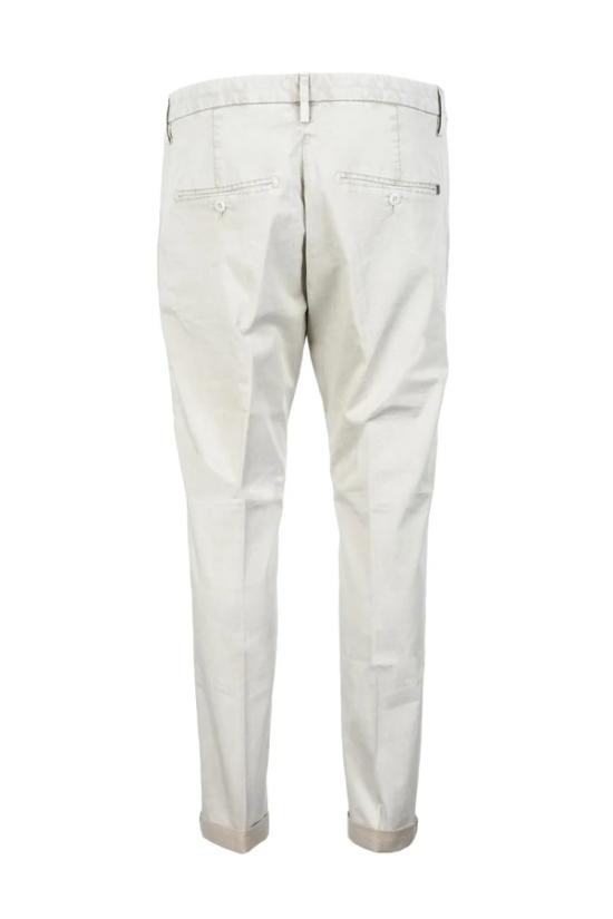  돈답 팬츠 슬림핏 베이지 , 미니멀 디자인 - DONDUP