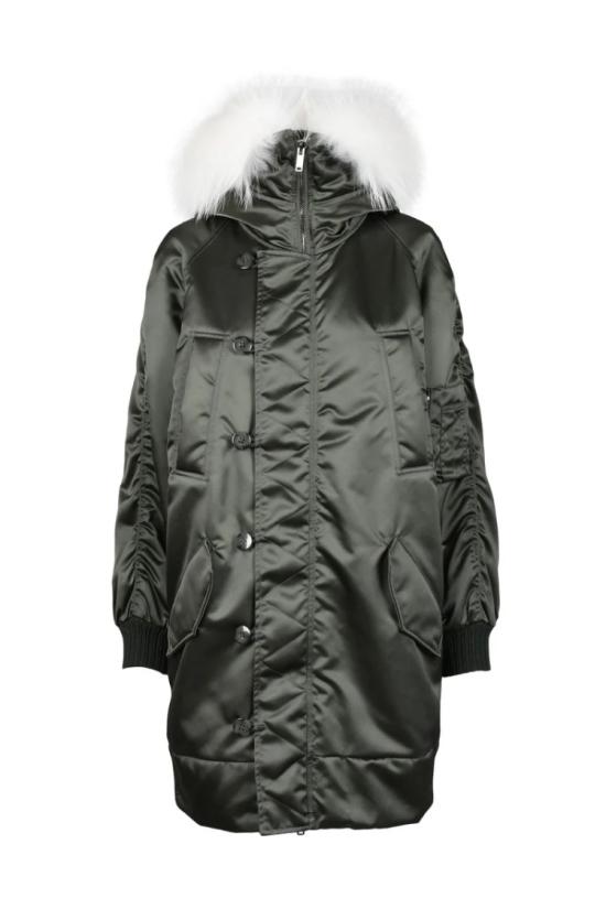  돈답 코트 파카테크노 파카 - 녹색