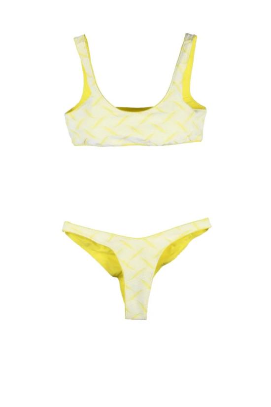 25SS 수크레테 비키니 수영복 스쿱넥 투피스 수영복