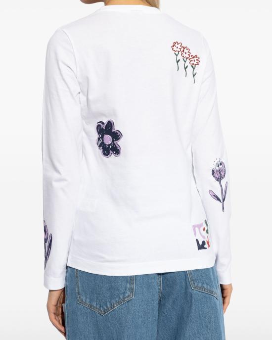  PS 바이 폴스미스 긴팔 티셔츠 W2R 227V NP4615 01 BIANCO MULTI - PS BY PAUL SMITH