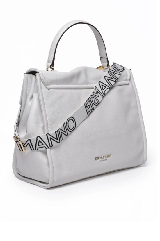 25SS 에르마노 피렌제 숄더백 플랩 트레저 핸드백 - 화이트 - ERMANNO FIRENZE