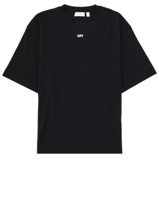 26SS 오프화이트 반팔 티셔츠 44MAA120S26J00J0010001 Black
