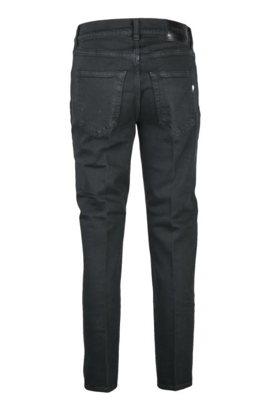  돈답 데님 스트레이트 레그 블랙  진 - DONDUP