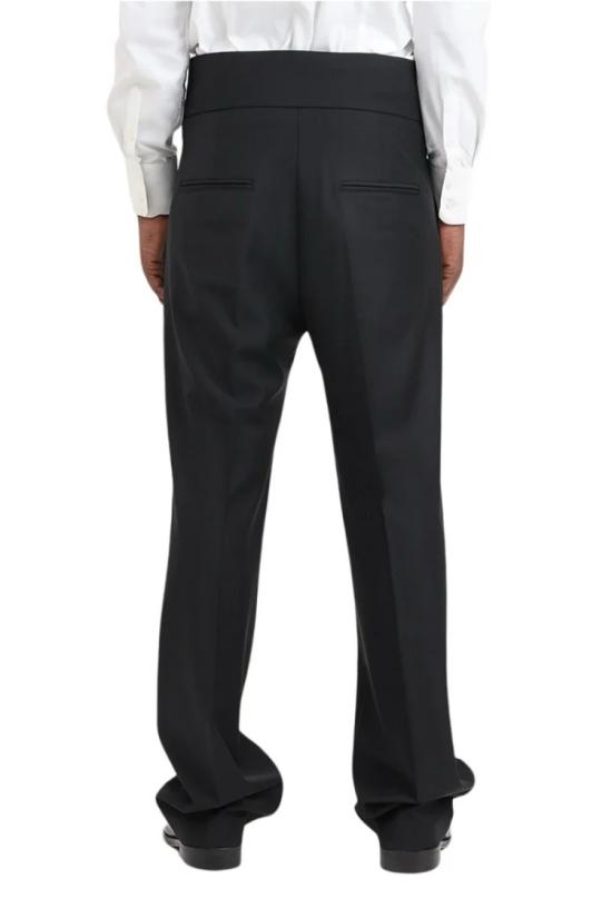  파트리지아페페 팬츠 울 엘라스테인 소재 블랙 - PATRIZIA PEPE