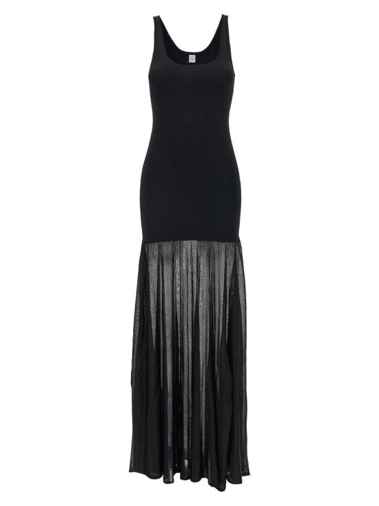 25SS 토템 롱 원피스 251WRD0180YA0138001 Black