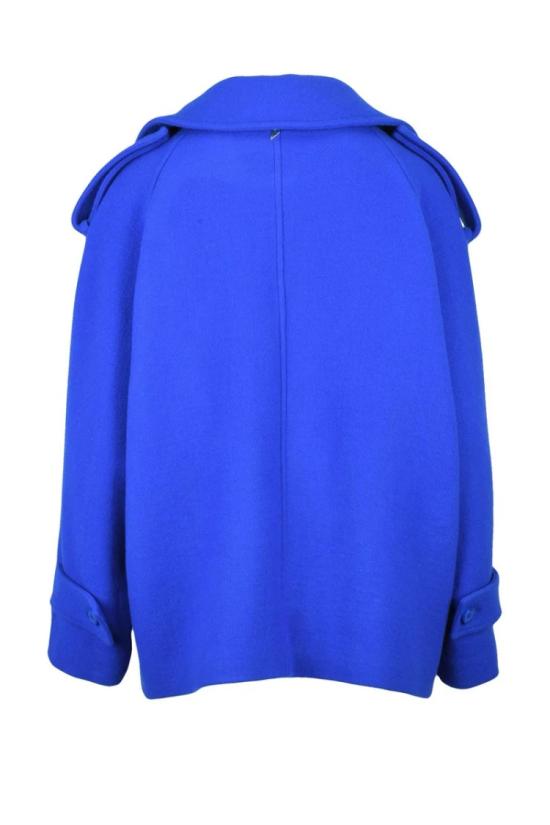  돈답 코트 더블 브레스트 울 캐시미어  - 로얄 블루 - DONDUP