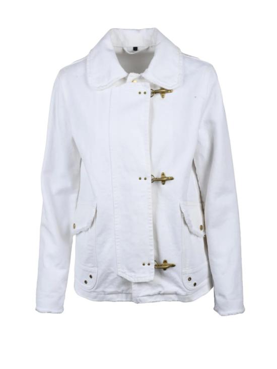 25SS 페이 데님 재킷 - 화이트