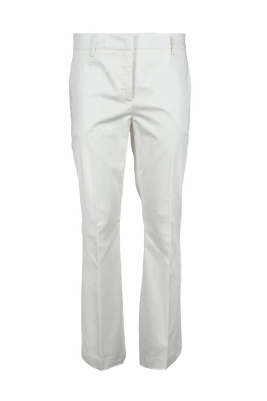  L Autre Chose 데님 면 스판 청바지 - 화이트