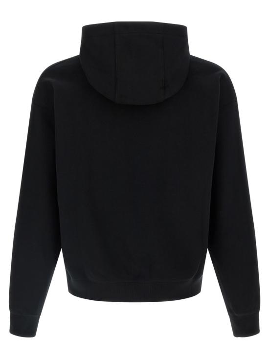 26FW 베르사체 프린티드 코튼 저지 후드티셔츠 10213441A151051B000 Black - VERSACE
