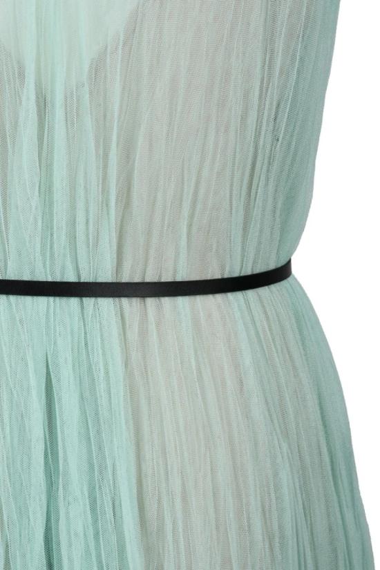 25SS 파비아나 필리피 롱 원피스 긴 튤 드레스 - 녹색 - FABIANA FILIPPI