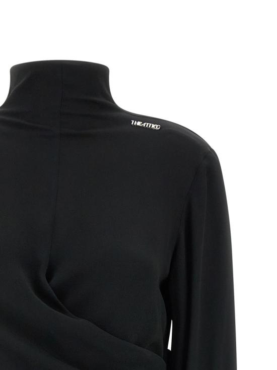 26SS 디 아티코 긴팔 티셔츠 260WCI00030100 Black - THE ATTICO