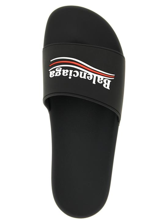 26SS 발렌시아가 풀 슬라이드 샌들 776818W1S801096 Black - BALENCIAGA