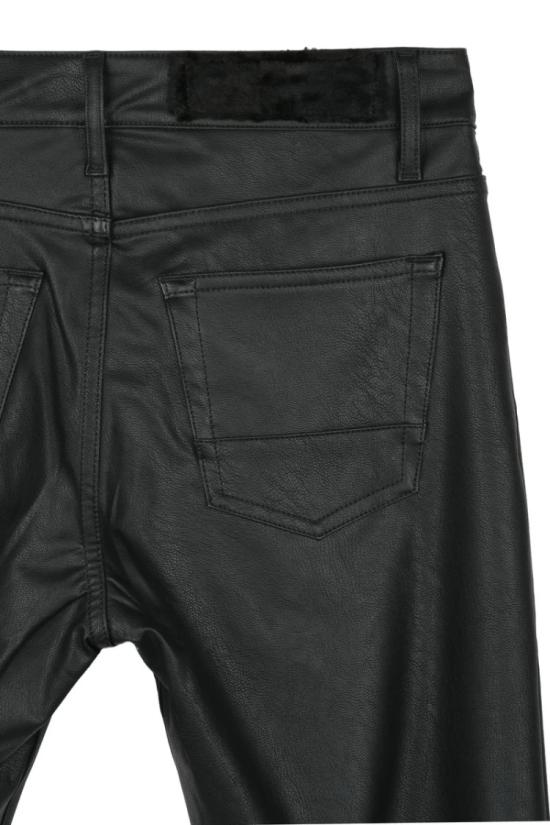  Michele Paoloni 팬츠 인조 가죽 바지 - 블랙 - OTHER BRANDS