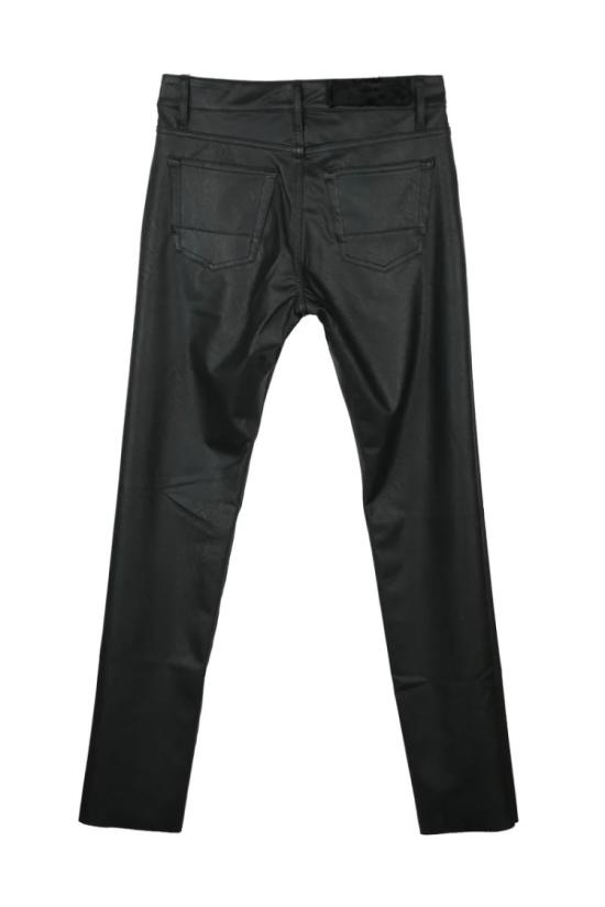  Michele Paoloni 팬츠 인조 가죽 바지 - 블랙 - OTHER BRANDS