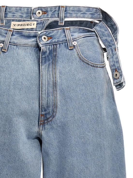  와이프로젝트 데님 207PA007EVERGREENICEBLUE Blue - Y PROJECT