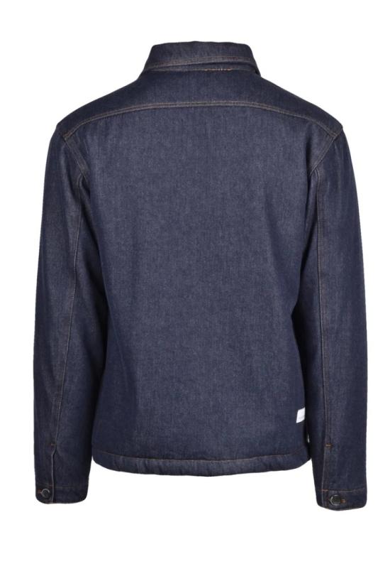  나인인더모닝 데님 재킷 플러시 - 블루 - NINE IN THE MORNING